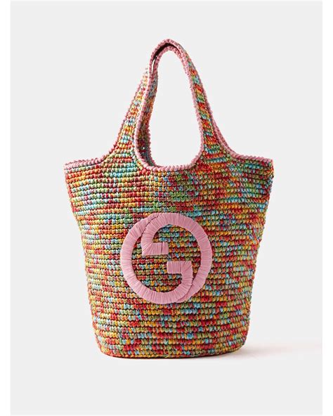 gucci straw crossbody bag|Gucci raffia tote.